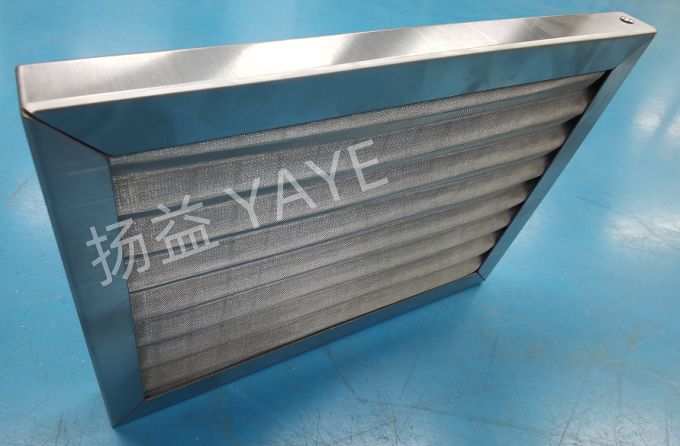 6 Layers Heat Resistant Filter G4 Pleated Panel Filter Industrial