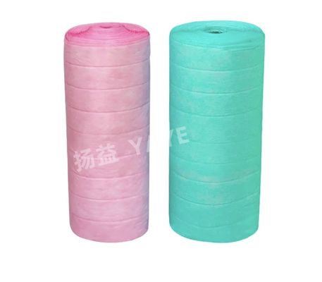 DIN53438-F1 Air Filter Media EVA / EPDM Ac Filter Material Roll Pink Green