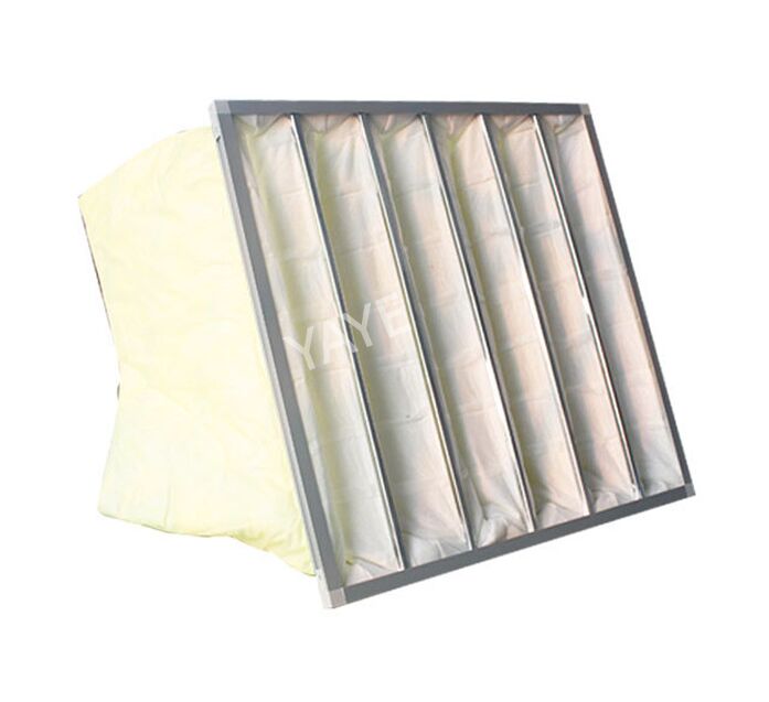 F8 Pocket Air Filter with Aluminum Frame, 80% Humidity Resistant