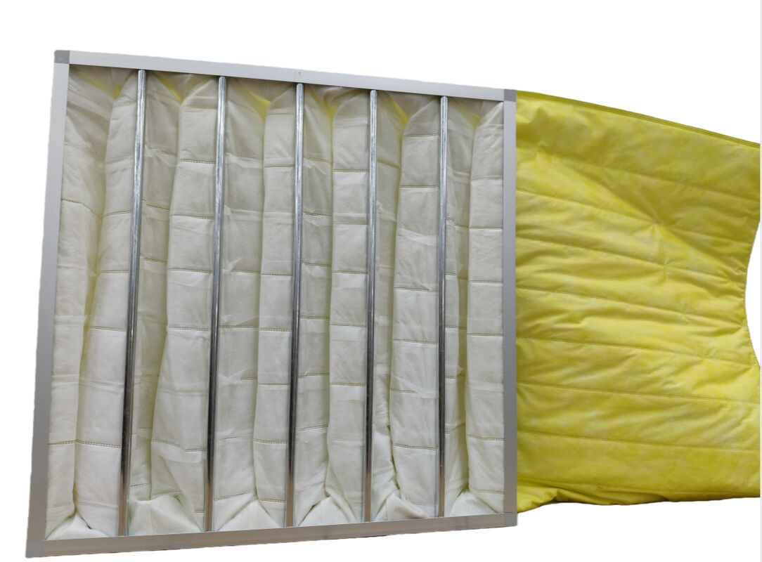 F8 Efficiency Synthetic Fiber Pocket Air Filter for HVAC