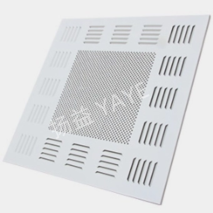 Cleanroom Supply Air Outlet Rectangular Shape With White Finish