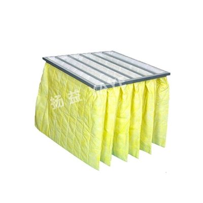 Un bon prix. Cadre en aluminium de moyenne efficacité F8 Filtre à sacs 0,4 uM Particules de poussière en ligne