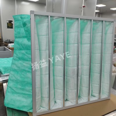 Good price 0.4um F6 Bag Filter Fiberglass Bag Filter Medium Efficiency online