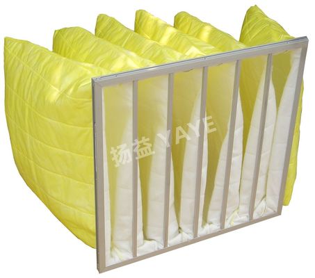 Good price Medium Efficiency Pocket Bag Filter 0.4 Micron Fiberglass Pocket Filter online