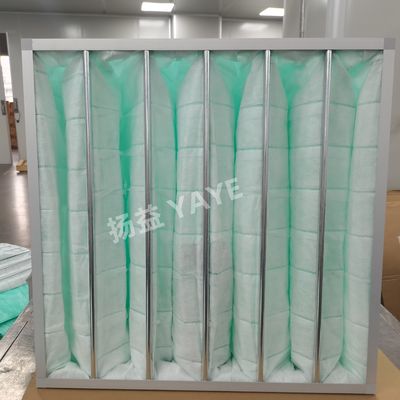 Good price 3200m3/H HVAC Bag Filter 0.4um F8 Pocket Bag Air Filters 592×295×600mm-6P online