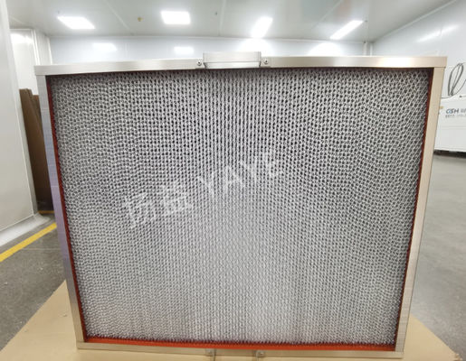 良い価格 HEPA メタルメッシュ ACフィルター H13 H14 高温空気フィルター 630×630×220mm オンライン