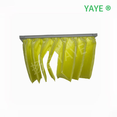 Bom preço. Filtro de saco de bolso para filtração industrial com tecido não tecido de baixa e média resistência F8, saco de filtro portátil on-line
