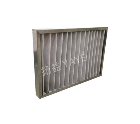 Un bon prix. Préfiltre plissé en acier inoxydable G3 Hepa Filtre haute température en ligne