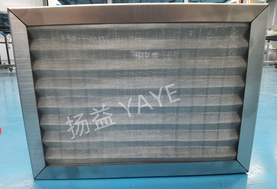 6 Layers Heat Resistant Filter G4 Pleated Panel Filter Industrial
