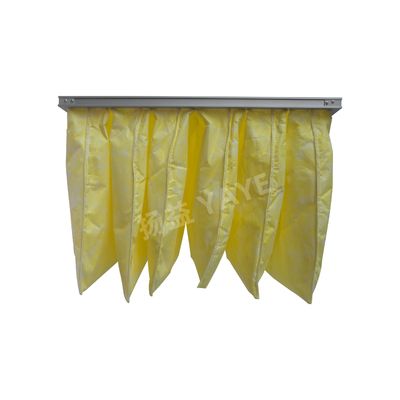 Bom preço. Filtro de bolso para filtração industrial F8 Design portátil Tecido não tecido com resistência média e baixa Design durável on-line