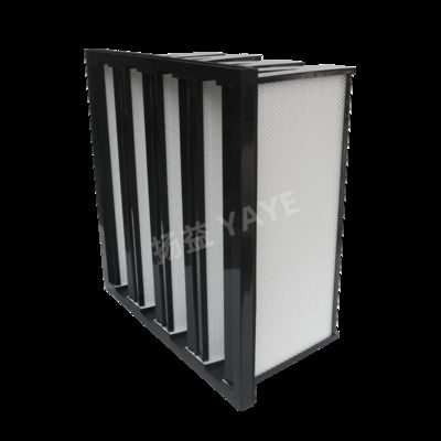 Good price H14 U15 V Bank Air Filter V Bank HEPA Filter 360 Degree Visibility online
