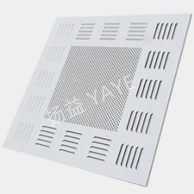 Un buen precio. Sala limpia de suministro de aire salida de forma rectangular con acabado blanco en línea