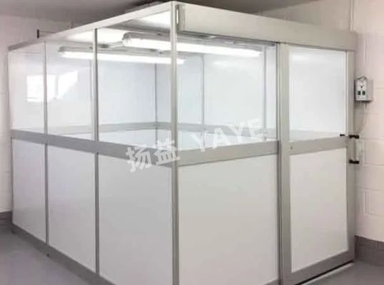 Un bon prix. Salle blanche modulaire à paroi dure personnalisée 0,3 microns en ligne