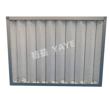 Good price Folded Box Type Pre Air Filter Low Efficient Filter With Aluminum Alloy Frame online