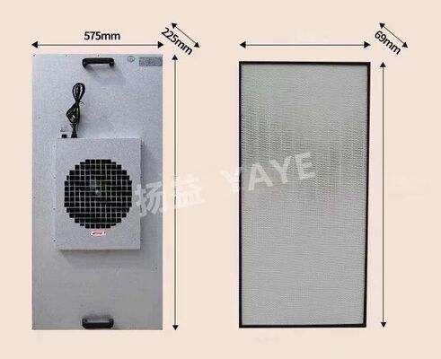 Un buen precio. Unidad de filtro de ventilador FFU de sala limpia con marco de chapa galvanizada en línea