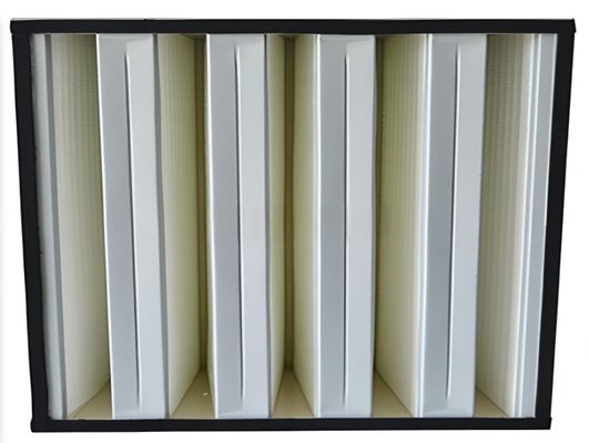 Ein guter Preis. Large Air Volume V Bank Air Filter 4 Pack Galvanized Frame HEPA Filters Easy Installation Online