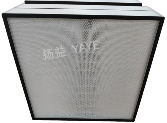 Good price Mini Pleated HEPA Air Filter 3000 M³/H Air Volume For Clean Room CE Approved online