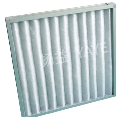 Good price G4 Pleated Panel Air Pre Filter With Synthetic Fiber Material Aluminum Frame For Industrial Applications online