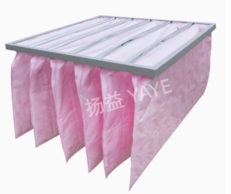 Un buon prezzo. Disposable Indoor 6 Pocekt Bag Air Filter Sistema di condizionamento d'aria domestico in linea