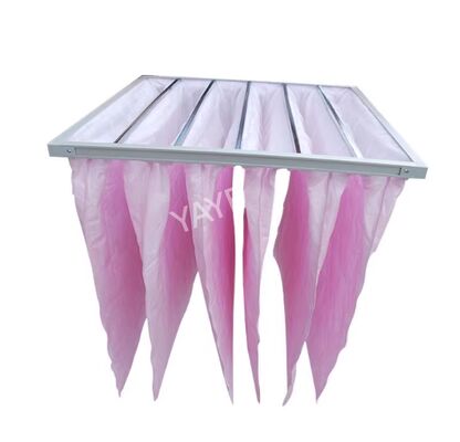 Un bon prix. Système HVAC Filtre à air multi-poche en fibre de verre F6 - F8 Efficacité pour serre en ligne