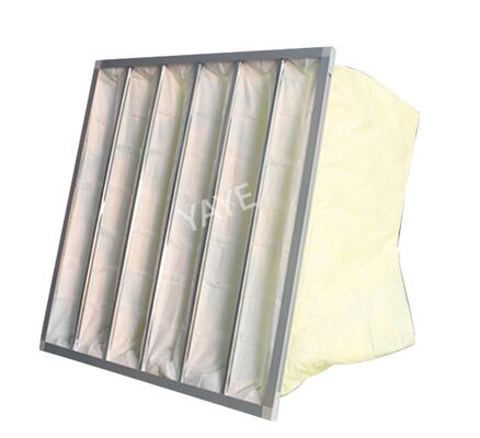 Ein guter Preis. Effizienz Filtersack aus synthetischen Fasern Luftfiltersack mit Aluminiumrahmen Online