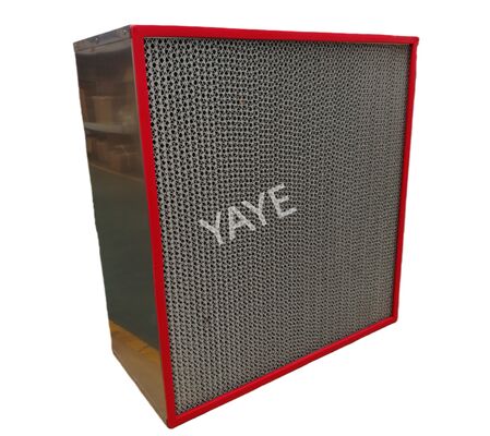 Good price YAYE High Capacity High Temperature Resistant Deep Pleated Hepa Filter 2500m³/H Air Volume online