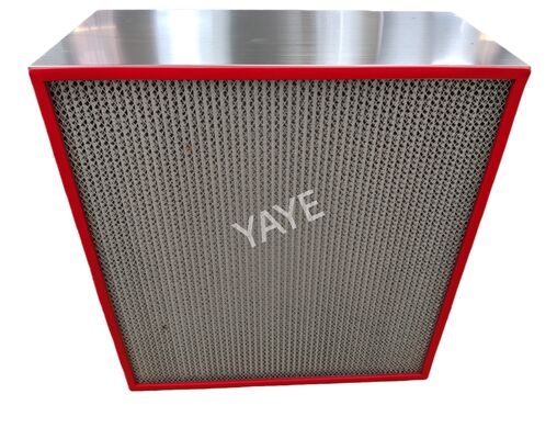 Stainless Steel High-Temperature Resistant And Efficient Filter, With A Working Temperature Range Of 220℃ - 250℃, And A Filtration Efficiency Of H10 - H14 Level.