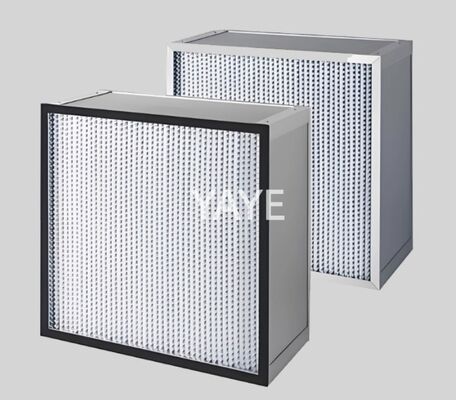 Un bon prix. Filtre ultra avec cadre en aluminium, conception en plis profonds, adapté aux systèmes de ventilation des salles blanches et aux applications industrielles en ligne