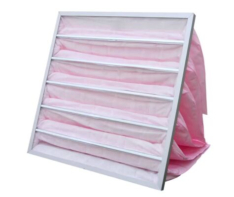 Un bon prix. Filtre de sac de climatisation en fibre synthétique, efficacité moyenne, lavable en ligne