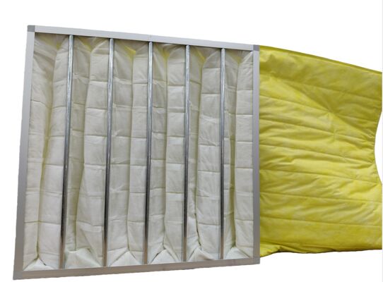 Good price Synthetic Fiber Pocket Air Filter With 80% Humidity Initial Pressure 50Pa online