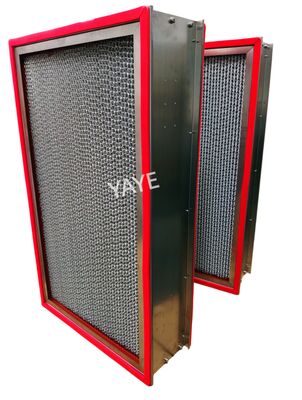 Goede prijs. temperatuurbestendig materiaal hogetemperatuur luchtfilter met 99,99% efficiëntie en HEPA-filtratieniveau, ideaal voor industrieel gebruik online