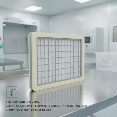 Goede prijs. Temperatuur 200-250C Cleanroom HEPA Filter met Naadloze Polyurethaan Afdichting Compatibel met IRobot Apparaten online